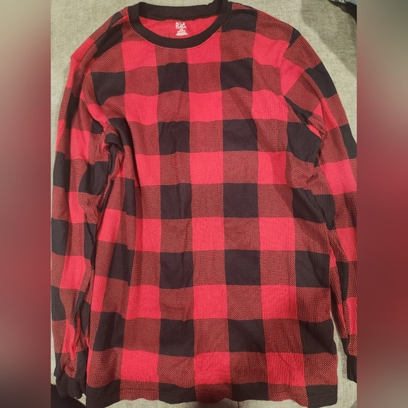 Flannel pajama top - Picture 2 of 3